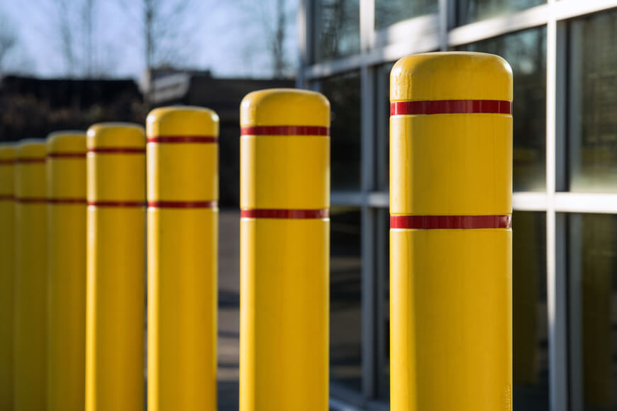 decorative plastic bollard covers