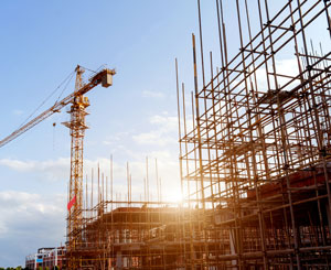 Scaffolding made from steel tubing