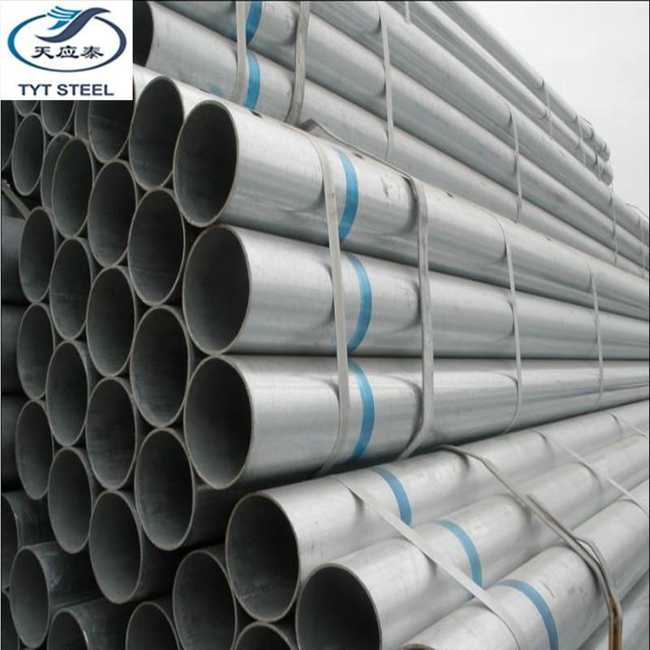 Round galvanized steel tube